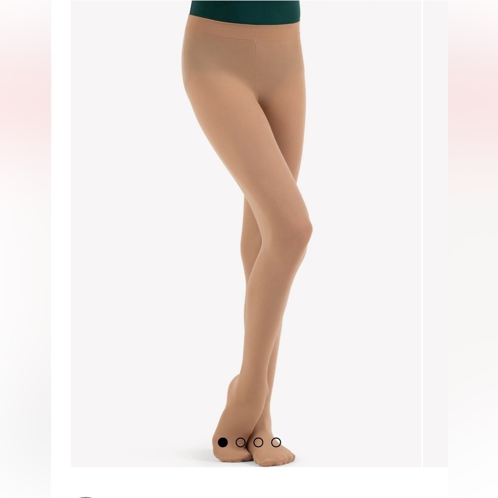 🩰NWT Capezio Girl Dance Tights in Tan